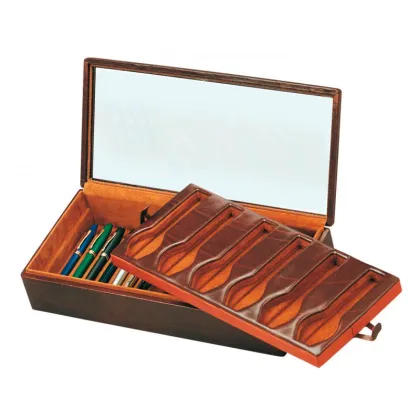 Zdjęcie Niepowtarzalne pudełko na 4 zegarki i 11 długopisów - na prezent!