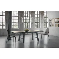 Zdjęcie Duży rozkładany stół salonowy L. 140+40+40 P. 90 H. 75 cm – Zamagna Italia