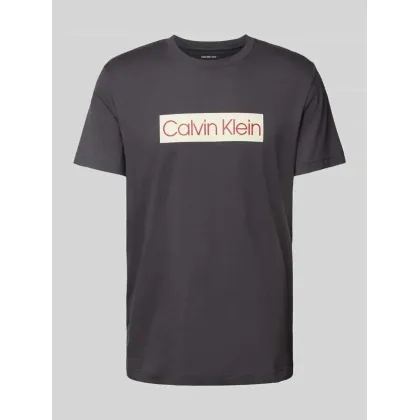 Zdjęcie Calvin Klein Jeans T-Shirt J30J327472 Szary Regular Fit