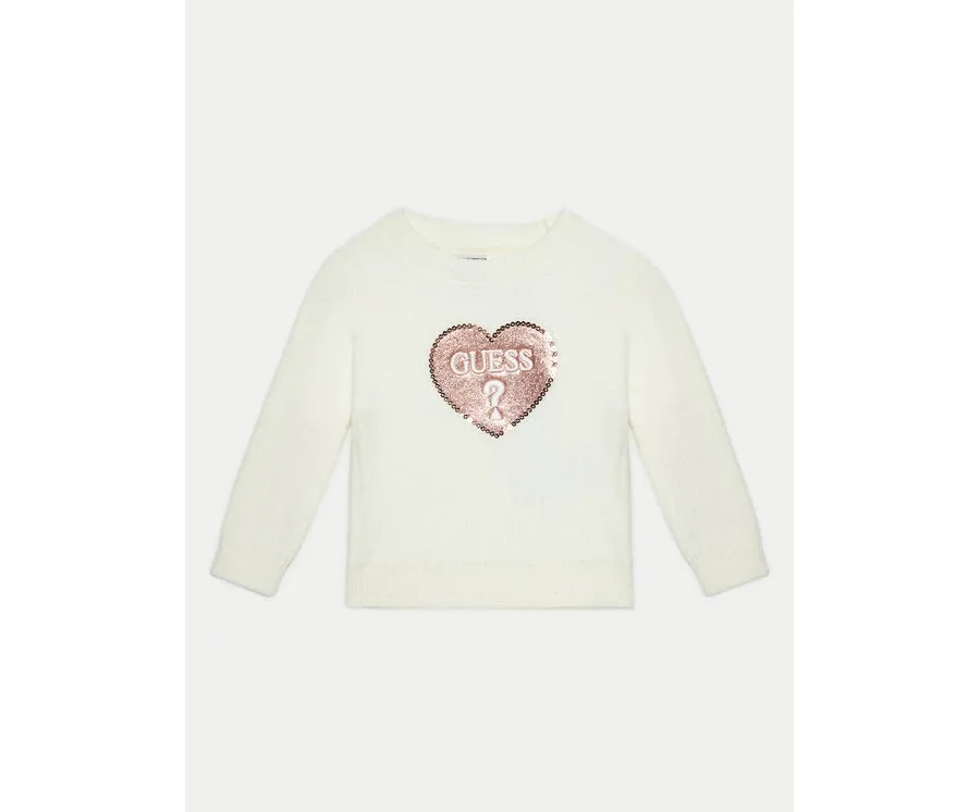 obrazek 1 Guess Sweter K4BR02 Z3220 Écru Regular Fit