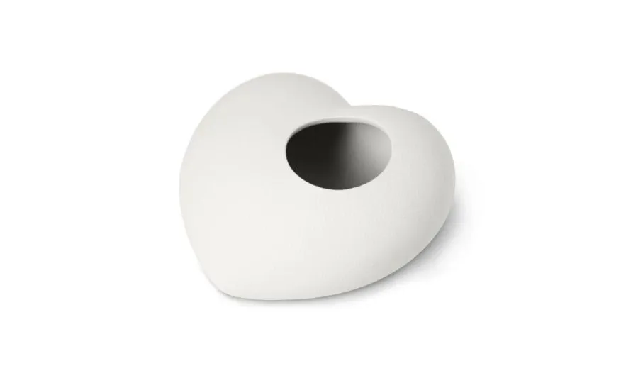 obrazek 1 Piękny wazon ceramiczny w kształcie serca