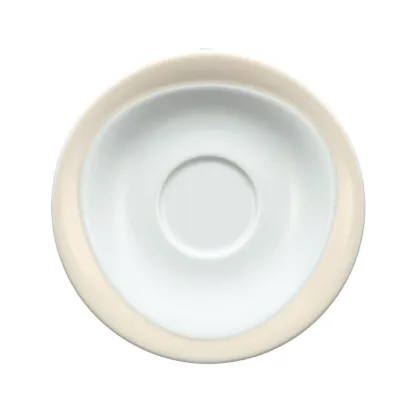 Zdjęcie Duży okrągły porcelanowy spodek 17,5 cm z Niemiec - Seltmann Weiden