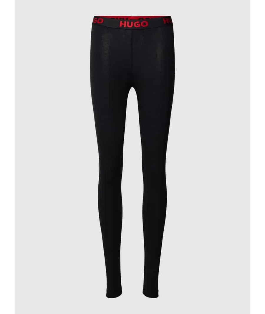 obrazek 1 Legginsy z elastycznym paskiem z logo model ‘SPORTY’