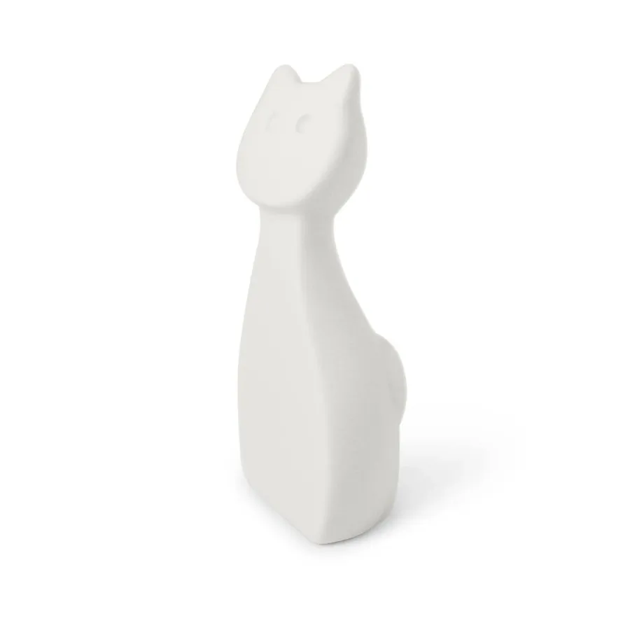 obrazek 3 Stylowa figurka ceramiczna w kształcie kota