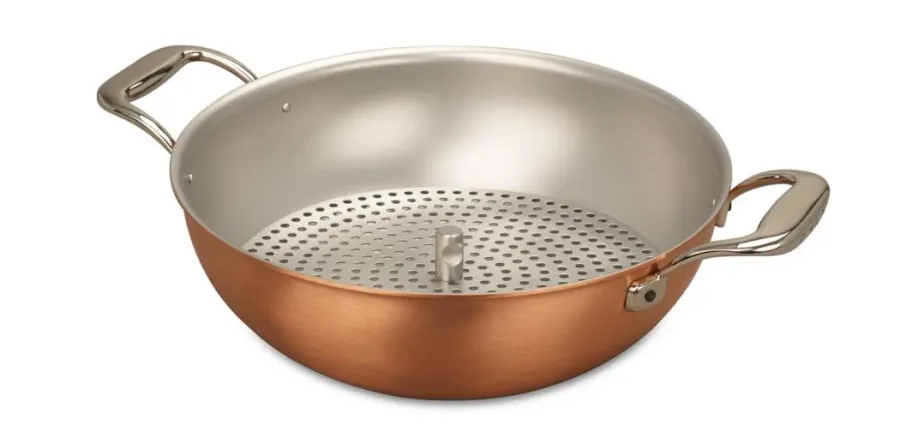 wok miedziany