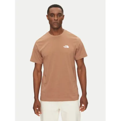 Zdjęcie The North Face T-Shirt Simple Dome NF0A87NG Brązowy Regular Fit