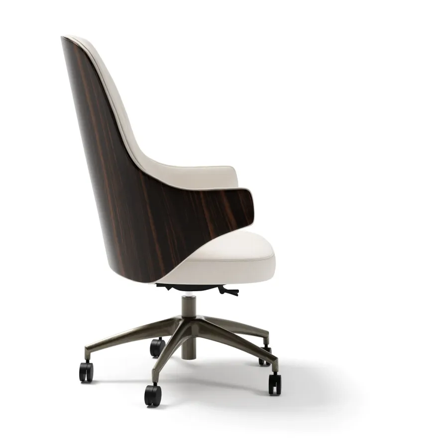 obrazek 6 Eleganckie biurowe krzesło w stylu modernistycznym - prosto z Włoch