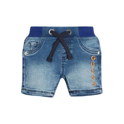 Zdjęcie Guess Szorty jeansowe N3GD10 D4CA0 Niebieski Regular Fit