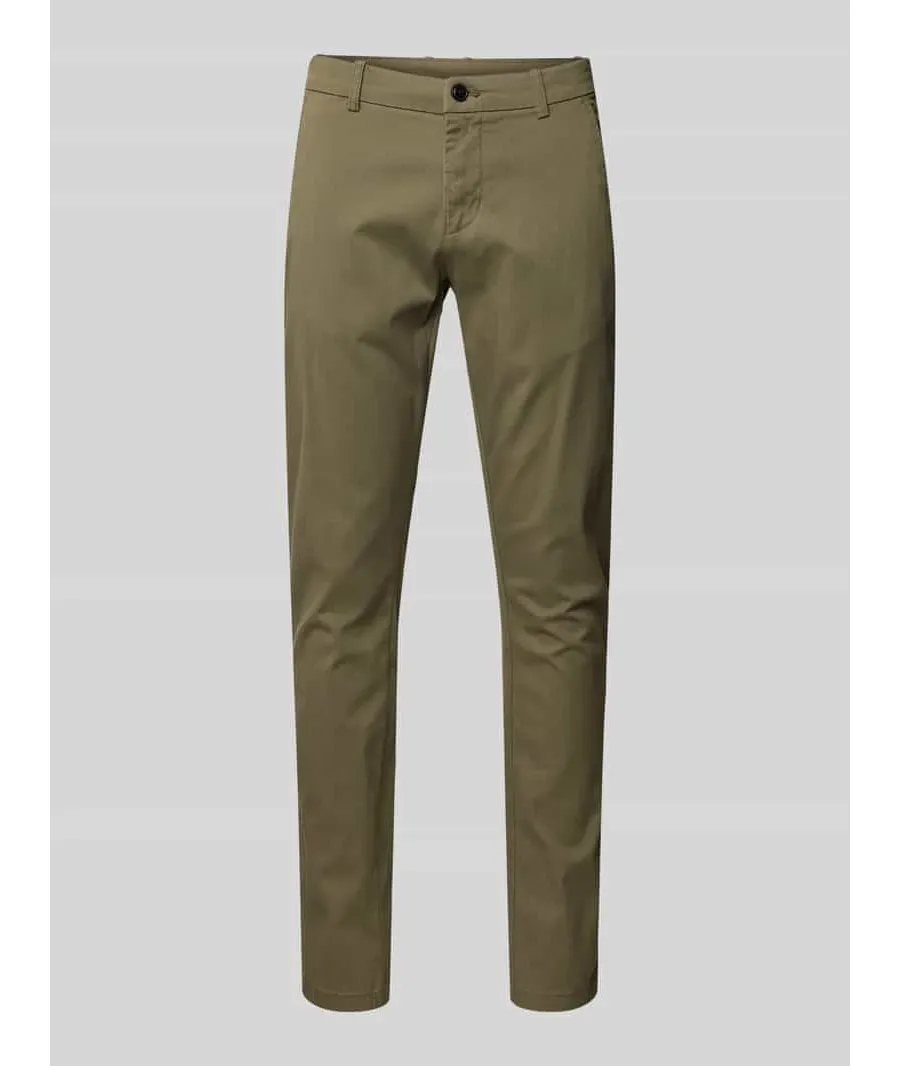 obrazek 1 Lindbergh Chinosy 30-005044 Zielony Slim Fit