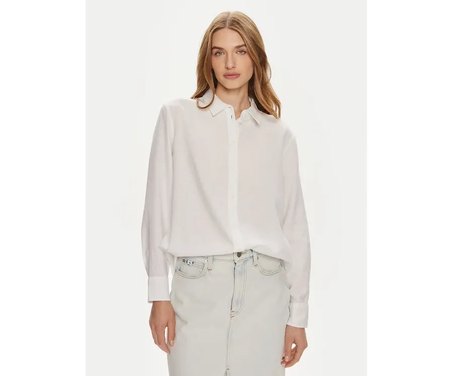 obrazek 1 Vero Moda Koszula Linn 10305085 Biały Relaxed Fit