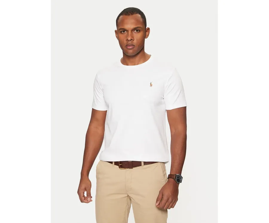 obrazek 1 Polo Ralph Lauren T-Shirt 710740727 Biały Slim Fit