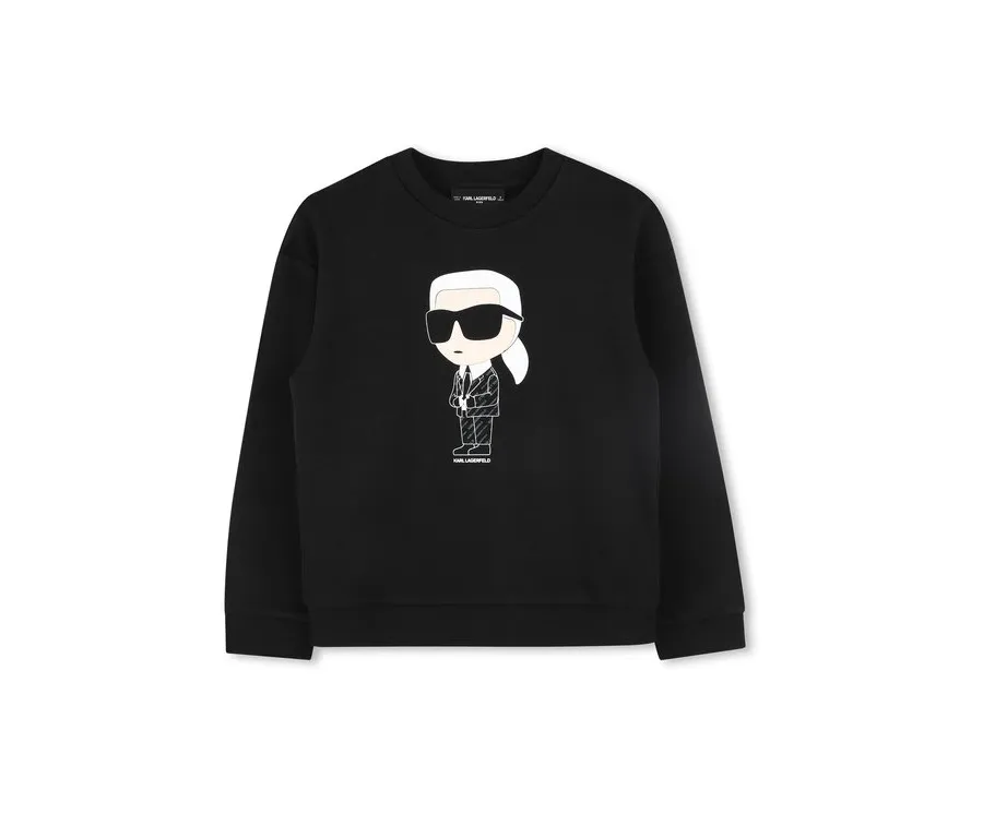 obrazek 1 Karl Lagerfeld Kids Bluza Z30431 S Czarny Regular Fit