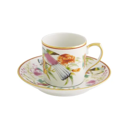 Picture Porcelain coffee cup and saucer Fruits Paço Real - Vista Alegre