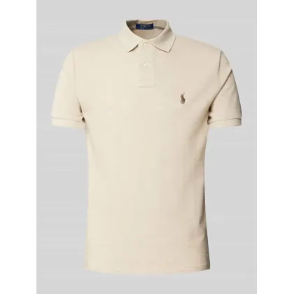 Zdjęcie Koszulka polo o kroju custom fit z czystej bawełny