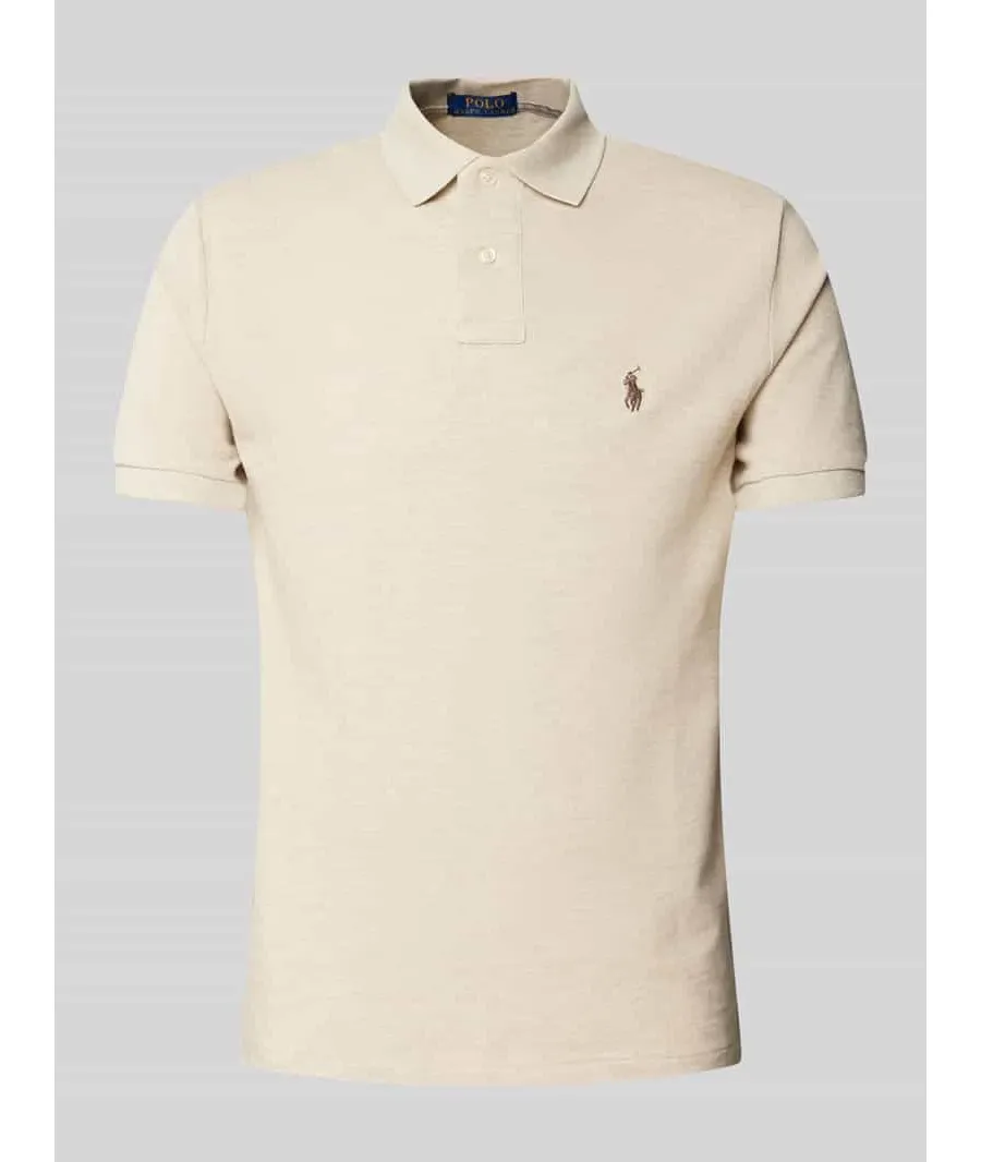 obrazek 1 Koszulka polo o kroju custom fit z czystej bawełny