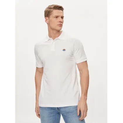 Zdjęcie Save The Duck Polo Ovidio DR1213M-BATE18 Biały Regular Fit