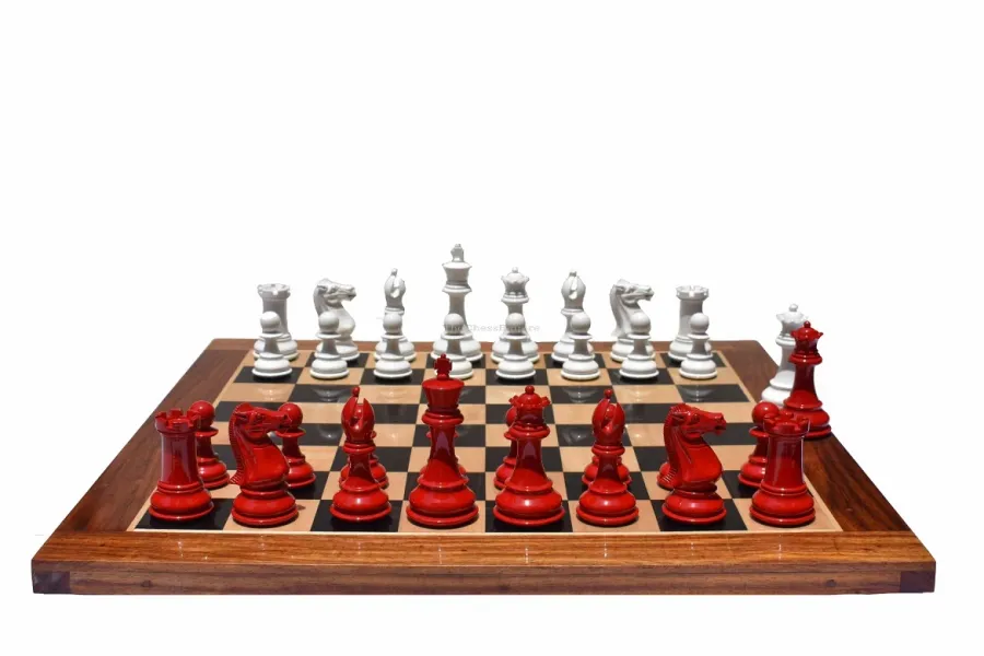 obrazek 1 Idealny na prezent drewniany zestaw szachowy - The Chess Empire