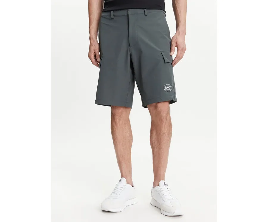 obrazek 1 EA7 Emporio Armani Szorty sportowe 7M000196 AF13554 U8109 Szary Regular Fit