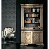 Zdjęcie Wykonany z drewna włoski regał - Interiors Italia