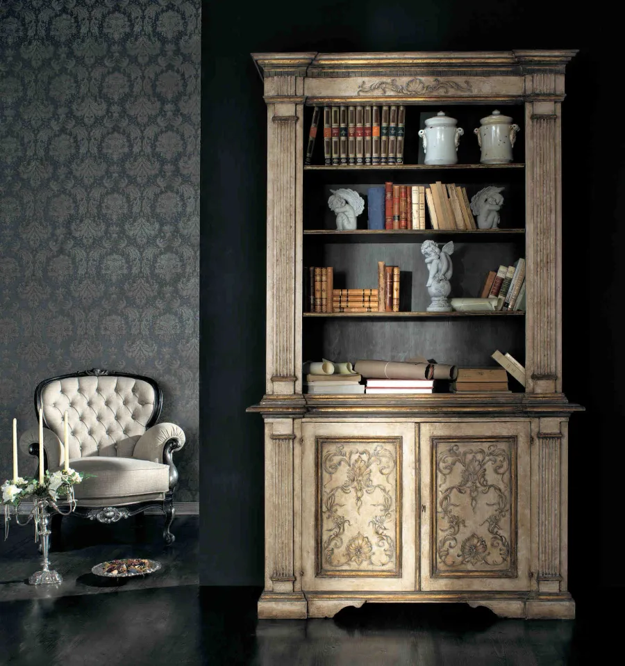 picture 1 Wooden Italian bookcase - Interiors Italia
