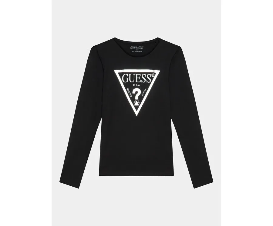obrazek 1 Guess Bluzka J84I36 K8HM0 Czarny Regular Fit
