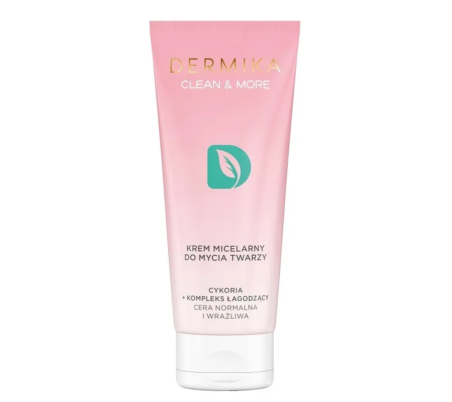 obrazek 1 Dermika Clean & More Krem micelarny do mycia twarzy do cery normalnej i wrażliwej 150 ml
