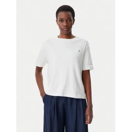 Zdjęcie Tommy Hilfiger T-Shirt Modern Cody WW0WW46158 Écru Relaxed Fit