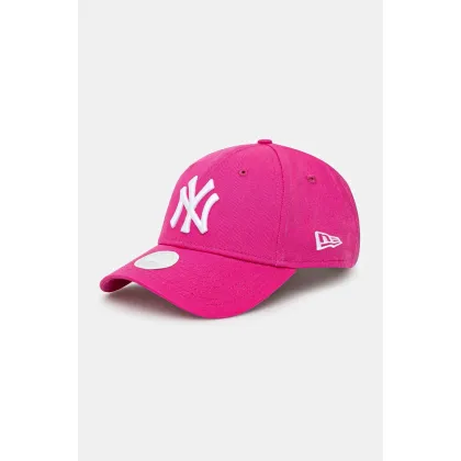 Zdjęcie New Era 9FORTY Fashion Essentia czapka z daszkiem kolor różowy 11157578-PNKWHI