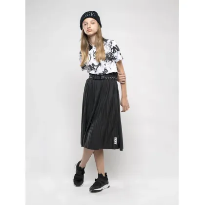 Zdjęcie DKNY Spódnica plisowana D33616 S Czarny Regular Fit