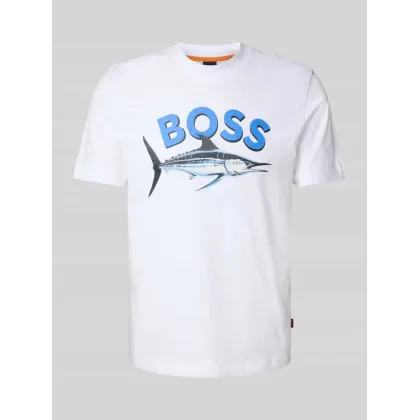Zdjęcie T-shirt z nadrukiem z logo i motywem model ‘Bossfish’