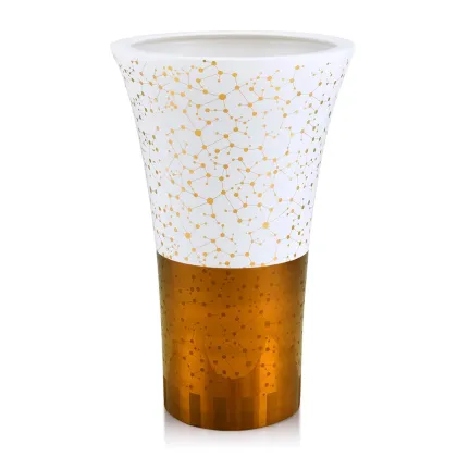 Picture Ceramic vase with a circuit pattern – Ahura