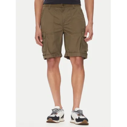 Zdjęcie Aeronautica Militare Szorty materiałowe 251BE250CT3501 Khaki Regular Fit