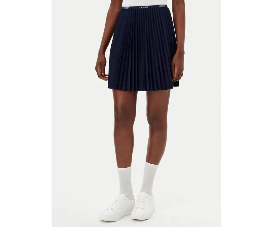 obrazek 1 Lacoste Spódnica plisowana JF1403 Granatowy Regular Fit