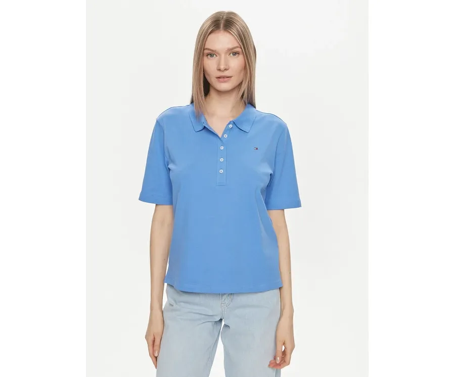 obrazek 1 Tommy Hilfiger Polo 1985 WW0WW37820 Niebieski Regular Fit