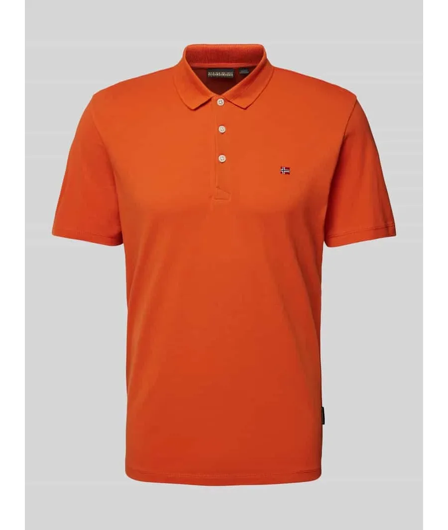 obrazek 1 Koszulka polo o kroju slim fit z wyhaftowanym logo model ‘EALIS’