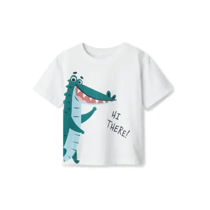 Zdjęcie NAME IT T-Shirt Helge 13238145 Biały Regular Fit