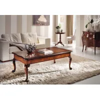 Picture Antique rectangular coffee table made of briar ash wood