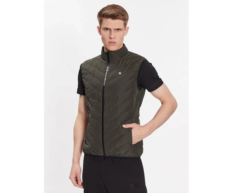 obrazek 1 EA7 Emporio Armani Kamizelka 8NPQ03 PNE1Z 1997 Khaki Regular Fit