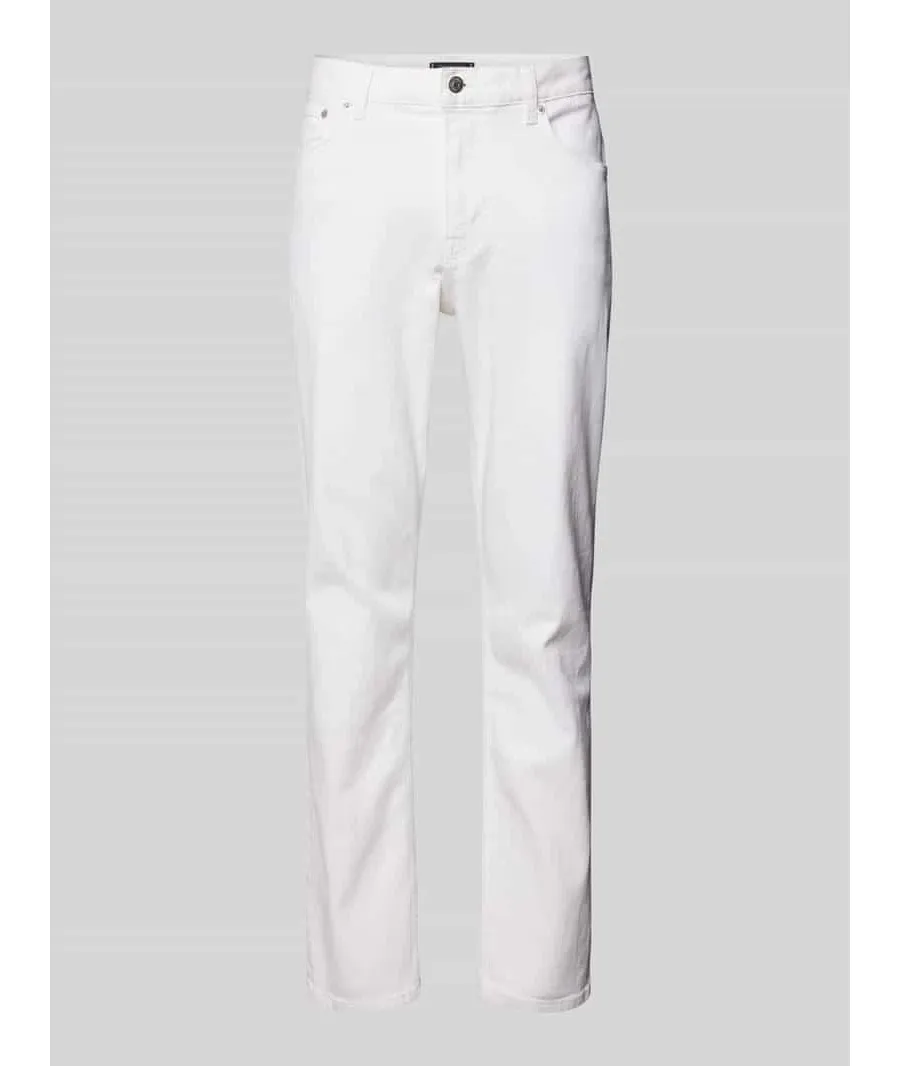 obrazek 1 Jeansy o kroju straight fit z 5 kieszeniami