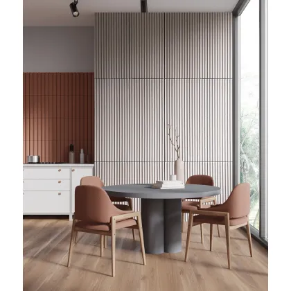 Zdjęcie 135x47,8 cm VT - PB38 (B1 siwo biały) LAMEL - Panel dekor 3D beton architektoniczny