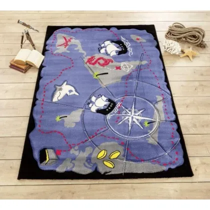 Zdjęcie Dziecięcy dywan z mapą szlaków pirackich - Cilek