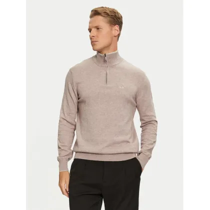 Zdjęcie La Martina Sweter ZMS003 YW091 Brązowy Regular Fit