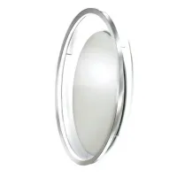 Picture Round mirror with a brass metal frame for a stylish bathroom - Il Paralume Marina