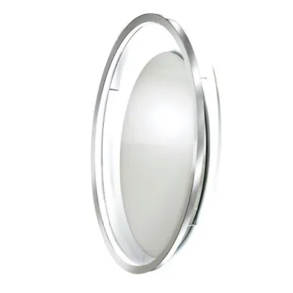 Zdjęcie Okrągłe lustro z metalową ramą z mosiądzu do stylowej łazienki - Il Paralume Marina