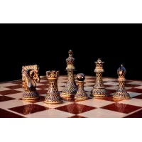 Zdjęcie Stylowy zestaw figur dla miłośników szachów - The Chess Empire