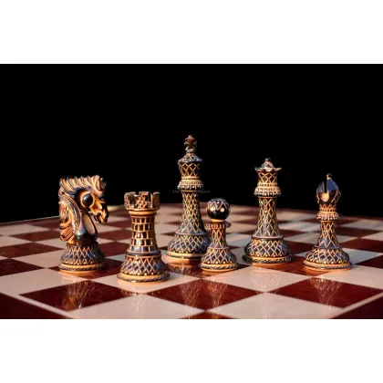 Zdjęcie Stylowy zestaw figur dla miłośników szachów - The Chess Empire