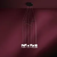 Picture Italian home lighting - Maryon 8 hanging lamp