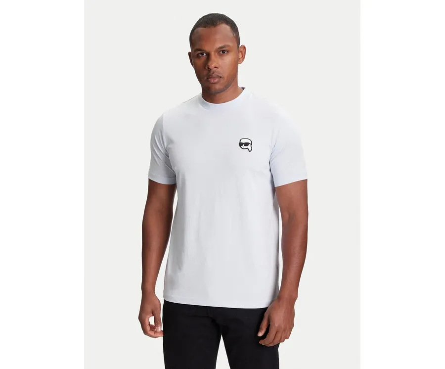 obrazek 1 KARL LAGERFELD T-Shirt 755710 553224 Turkusowy Slim Fit