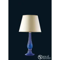 Zdjęcie Gustowna duża lampa stołowa ze szkła Murano dostępna w różnych kolorach
