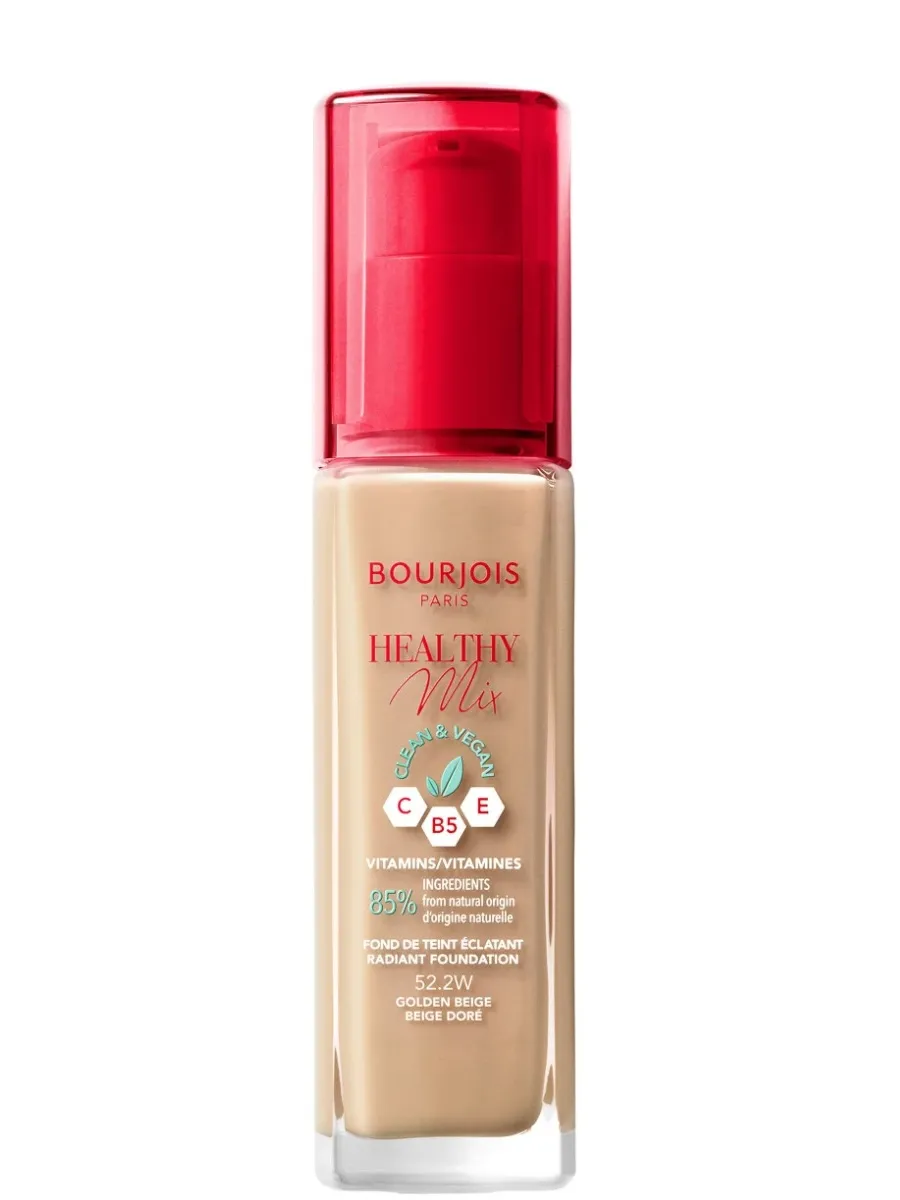 obrazek 1 Bourjois Healthy Mix Clean & Vegan 52,2 Golden Beige Podkład do twarzy Golden Beige 30 ml
